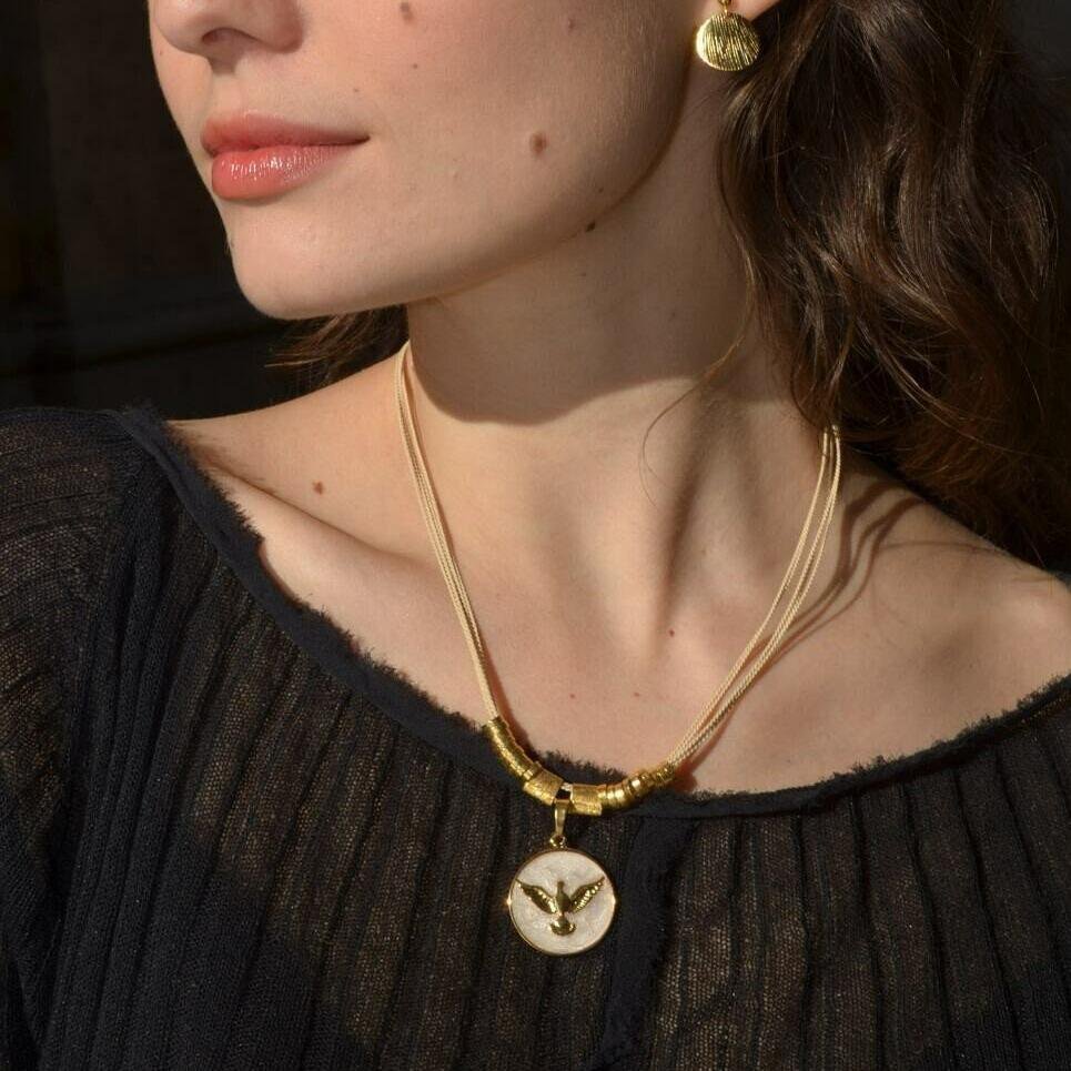 COLLIER CORAZUL "ESPIRITO SANTO"