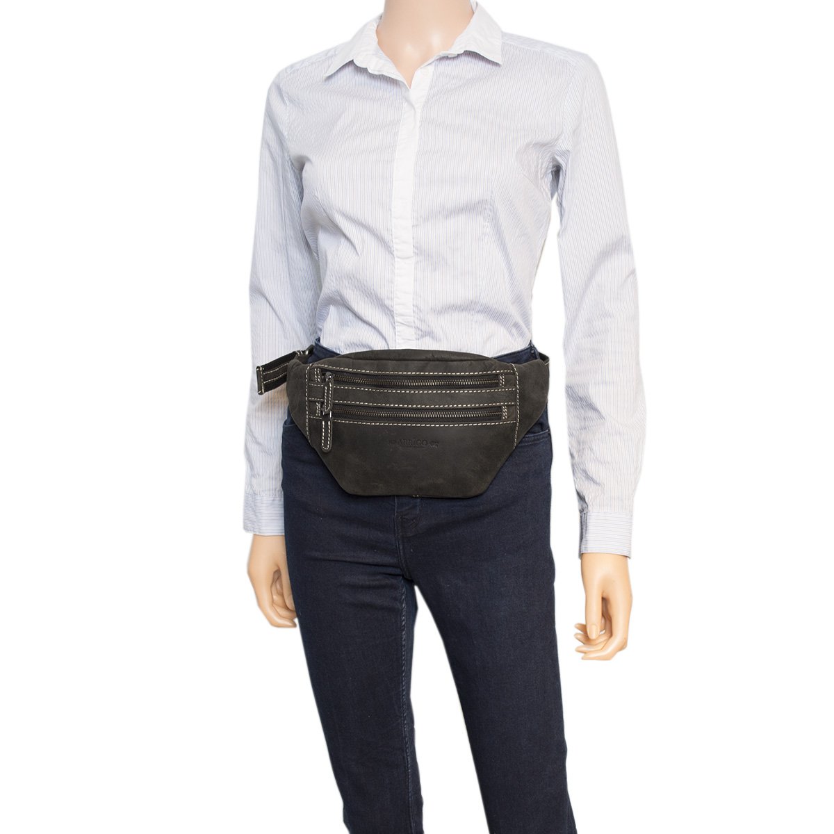 3 Colors Leather Crossbody Fanny Pack - Pouch For Women And Men