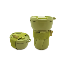 MuC My helpful Cup® Kiwi - sammenfoldelig genanvendelig kop