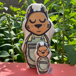 Ardilla de peluche ecológica