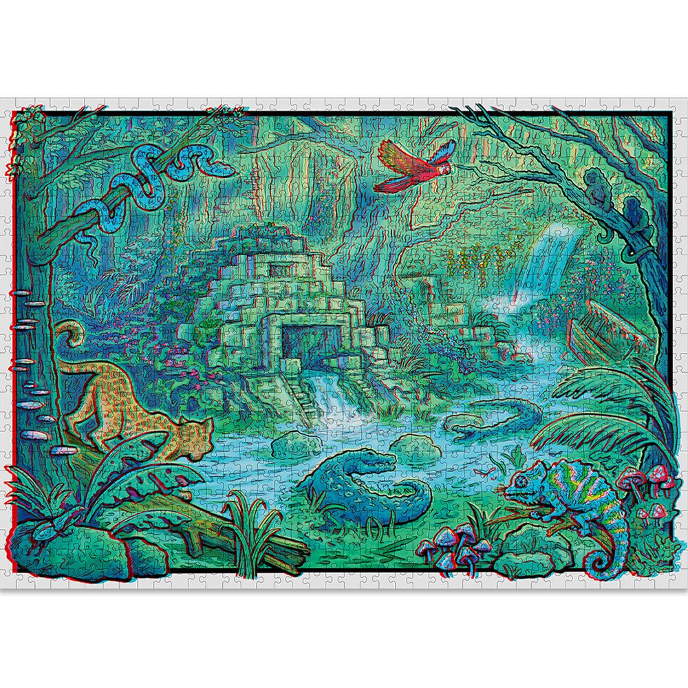 Jungle 3D Jigsaw Puzzle (1000 pieces)