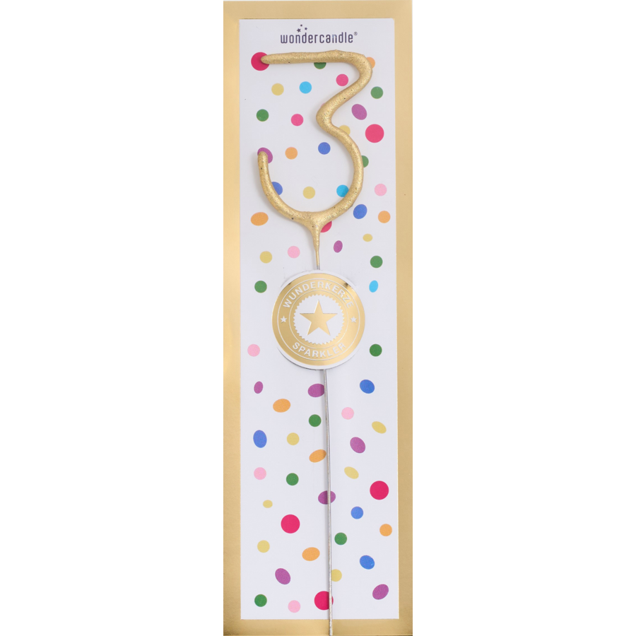 3 Tricolor gold silber rosé Wondercandle® classic
