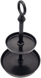 2 Laags Etagere - Candy - Black Antique