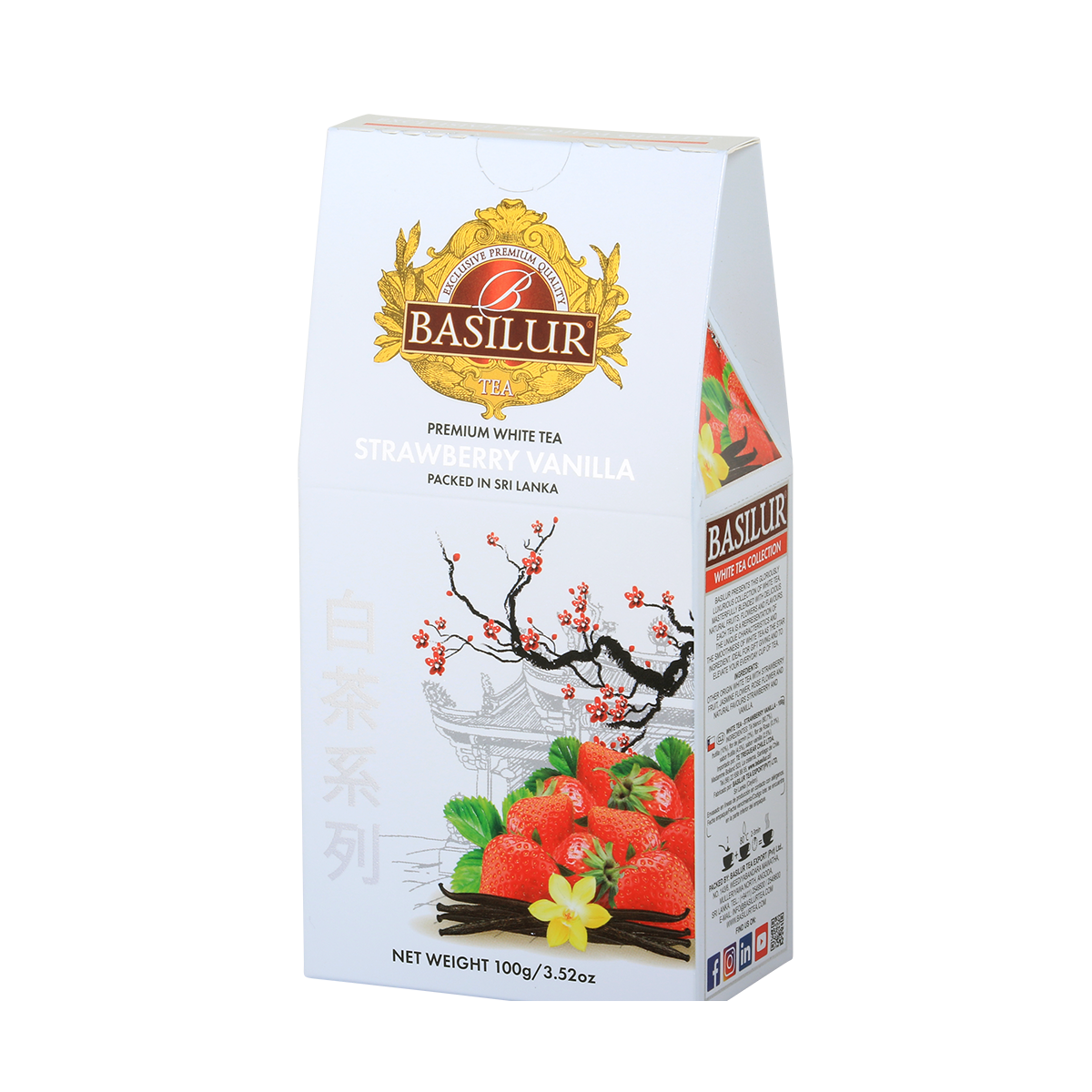 White Tea - Strawberry Vanilla 100g