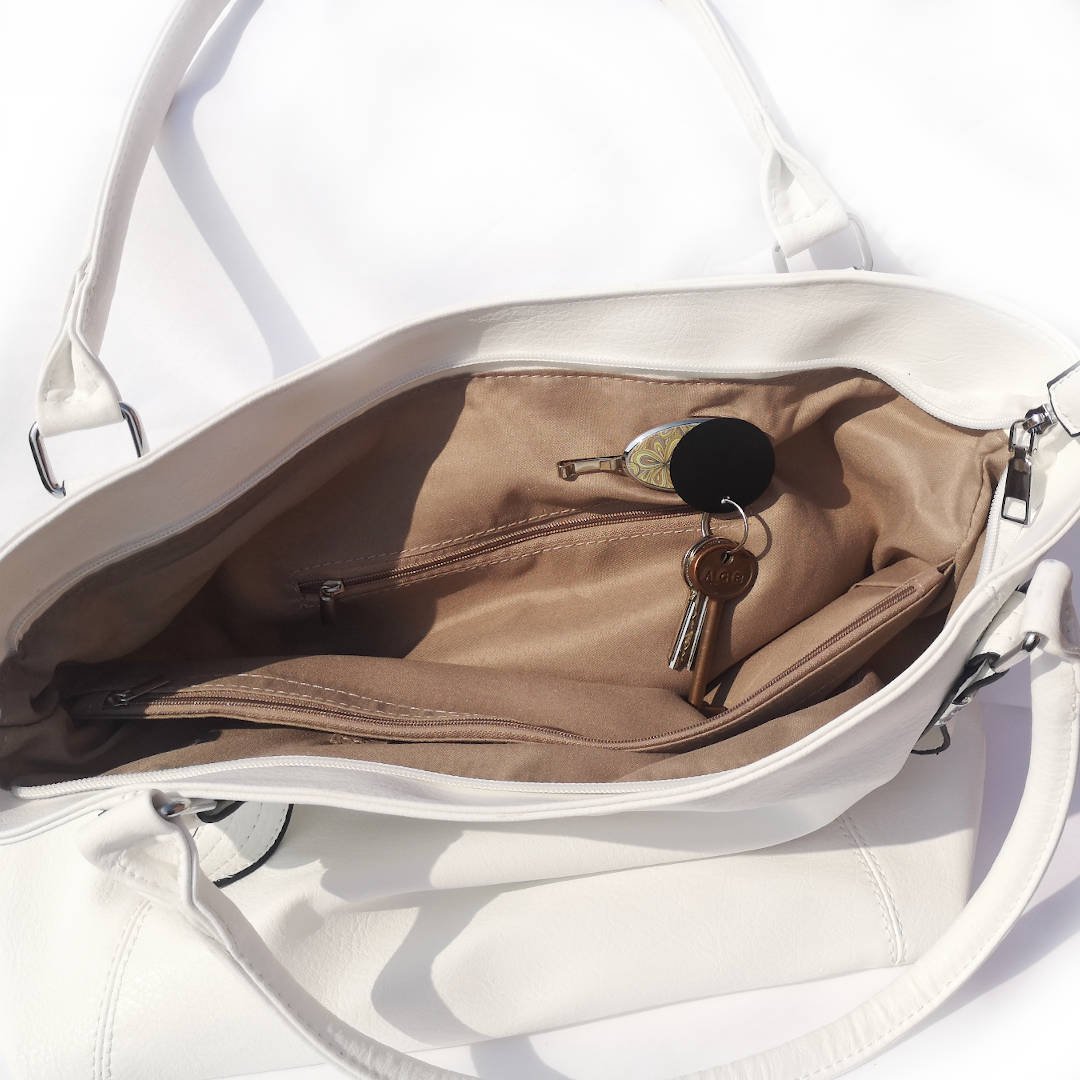 Funky Flowers: Teléfono magnético de diseño y llavero, para bolso, automóvil, hogar