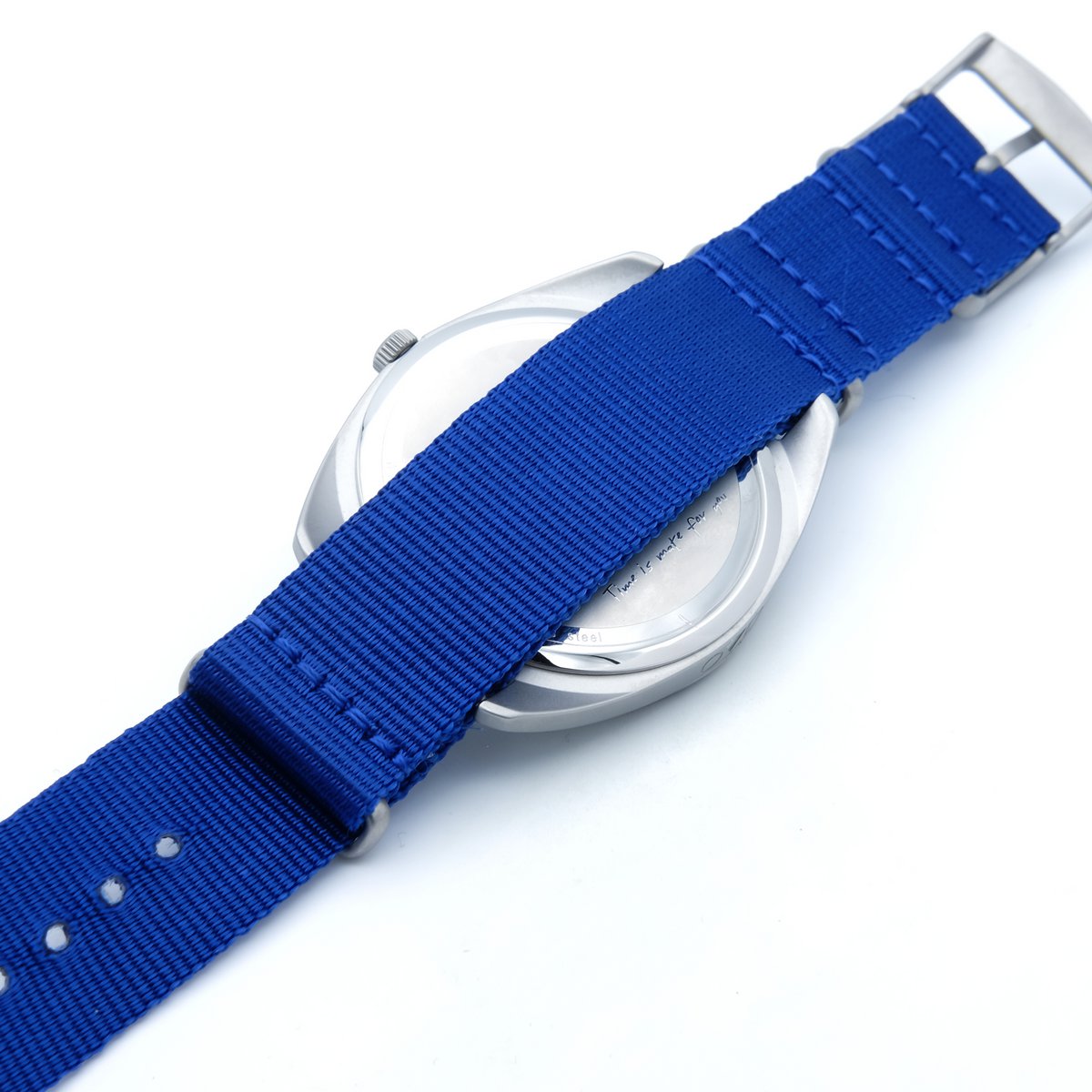 Loos Berger - Zilver Sky White