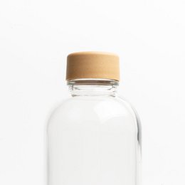 REN 1,0 liters glasflaske