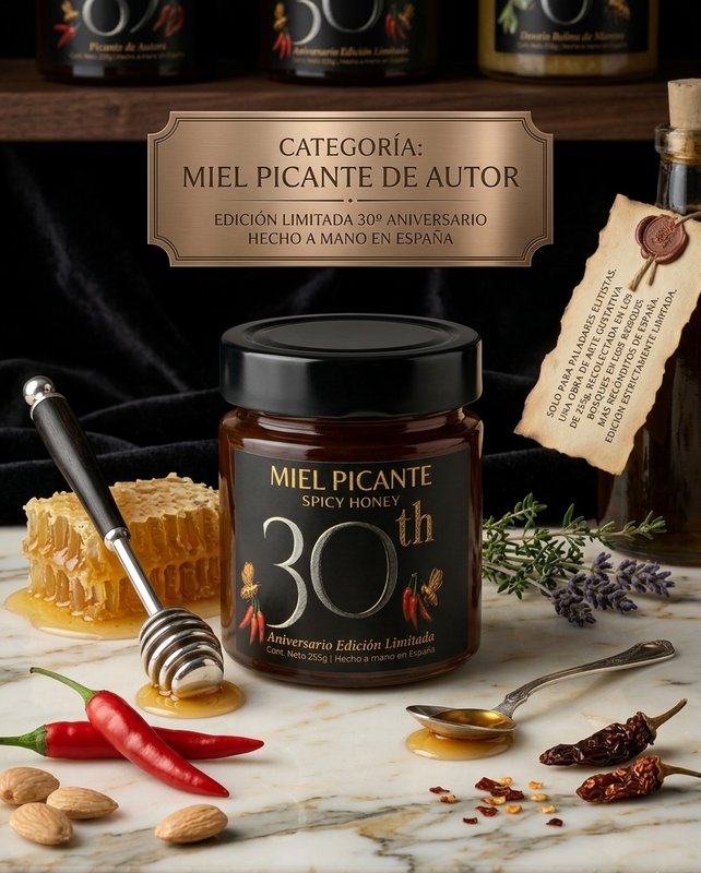 Miel Picante Extra del Bierzo — Miel de bosque con guindilla 255 g