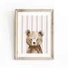 Bär Poster, Waldtiere Poster, Bär Druck, süßes Bär Poster, Mädchenzimmer Poster, Mädchen Kinderzimmer Kunstdruck, Mädchenzimmer
