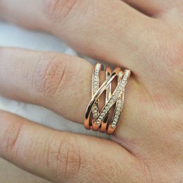 Bague Criss Cross - O Rosé et Cristal