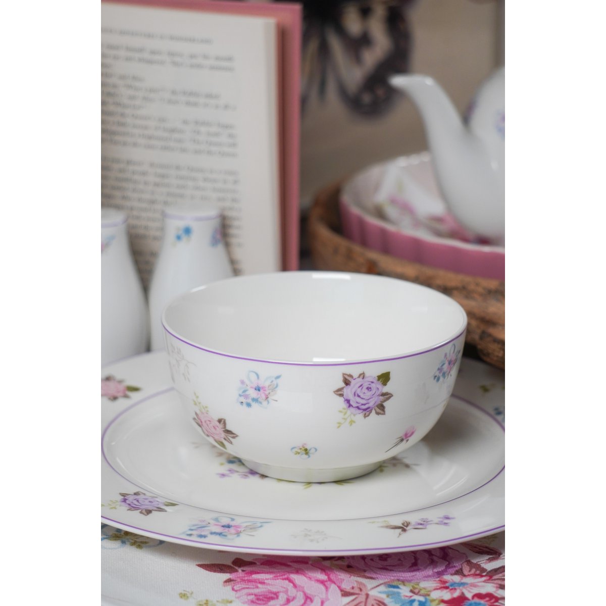 Porcelain Bowl Flora 16 cm Isabelle Rose