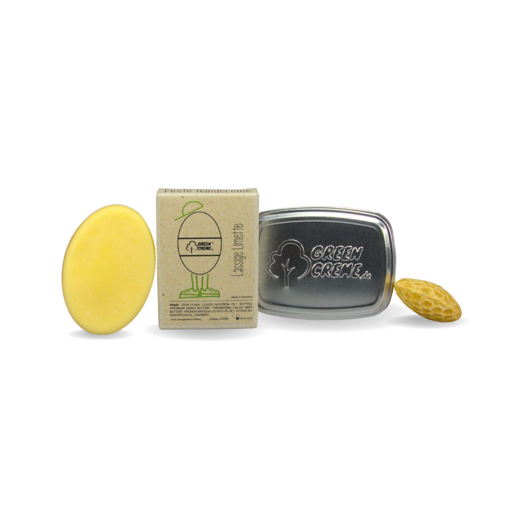 Lässige Limette - feste Handcreme - 30 Gramm