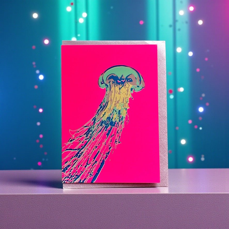 Qualle Neonpink