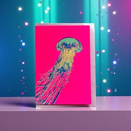 Qualle Neonpink
