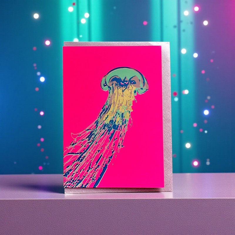 Qualle Neonpink