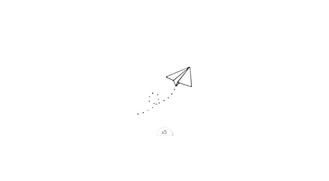 Temporary tattoo: paper plane