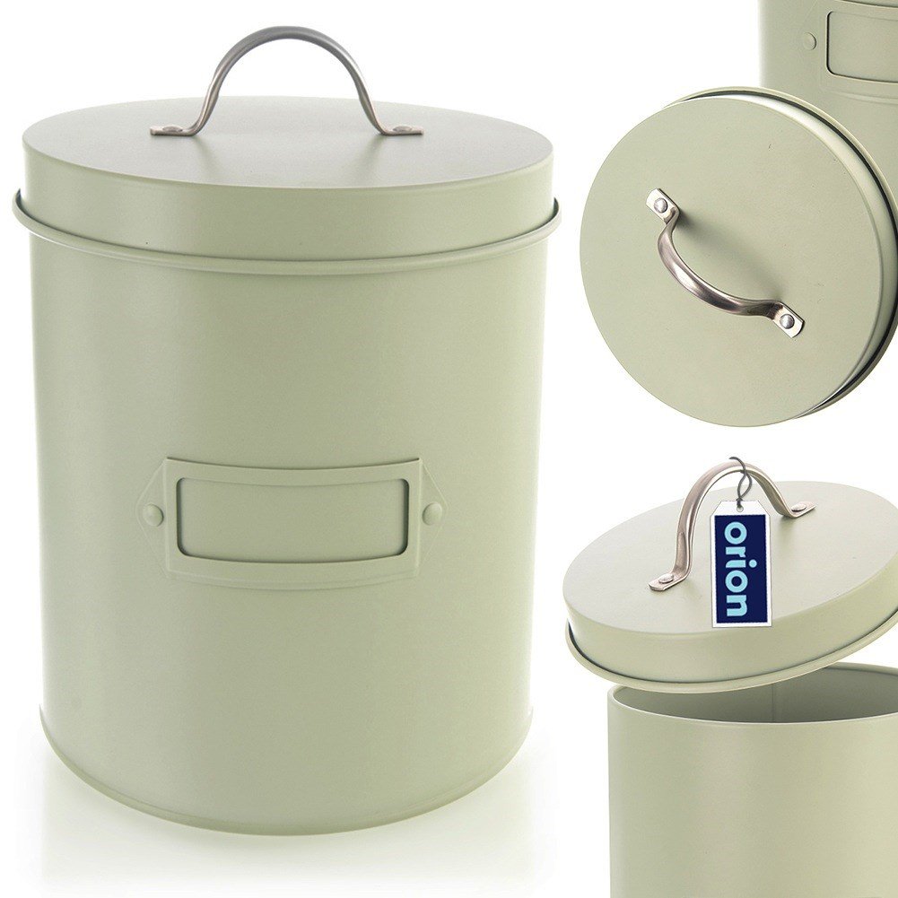 Storage Container Metal Green GREENISH 3.3 l