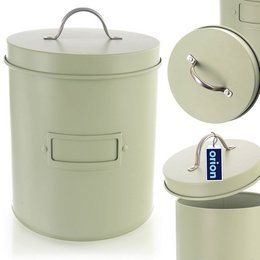 Storage Container Metal Green GREENISH 3.3 l