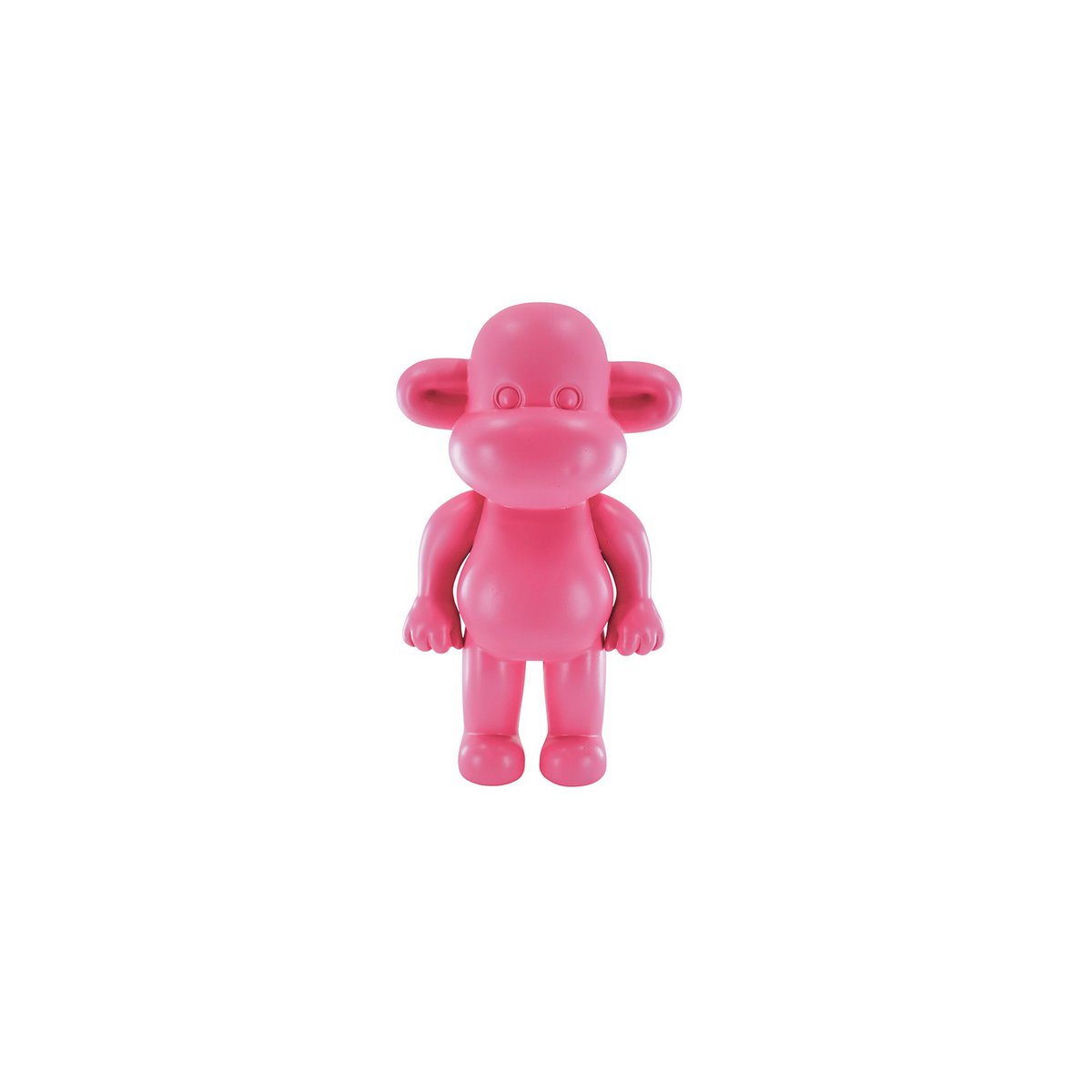 Ozdoba - Figurka małpy „The Legend” - Polyresin - Pink - 11x7x19cm