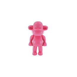 Ozdoba - Figurka małpy „The Legend” - Polyresin - Pink - 11x7x19cm