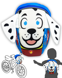 2 en 1 sac de vélo et sac à dos - chien
