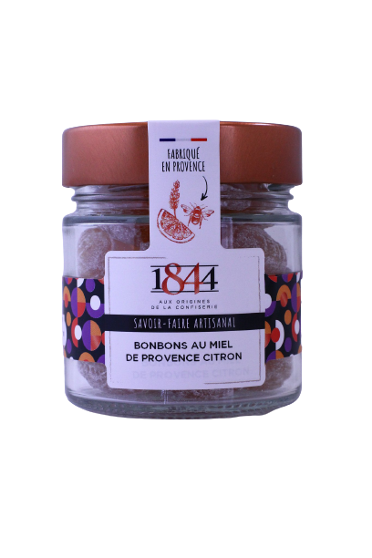 Cukierki Miodowe IGP de Provence - Cytryna - Słoik 160g