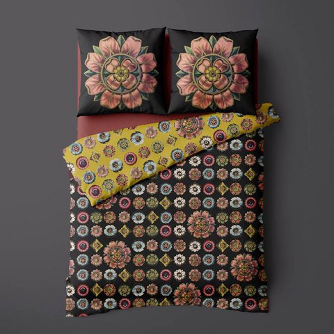 Rosette bed linen