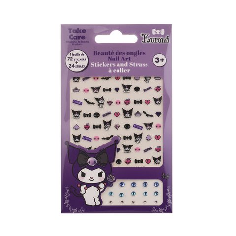 Kuromi – Nagelaufkleber