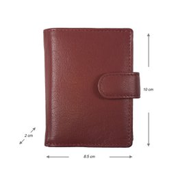 Cardprotector - Miniwallet - Mini wallet - Leather card holder leather - Credit card holder In 11 Colors