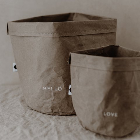 Paperbag 2er Set Hello Love (VE = 6 Sets)
