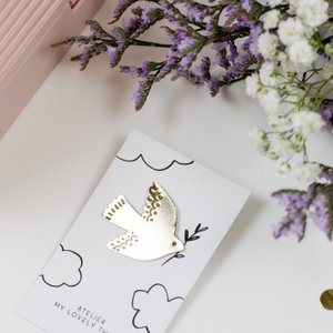 Pin Dove - Leuke Pin van een duif