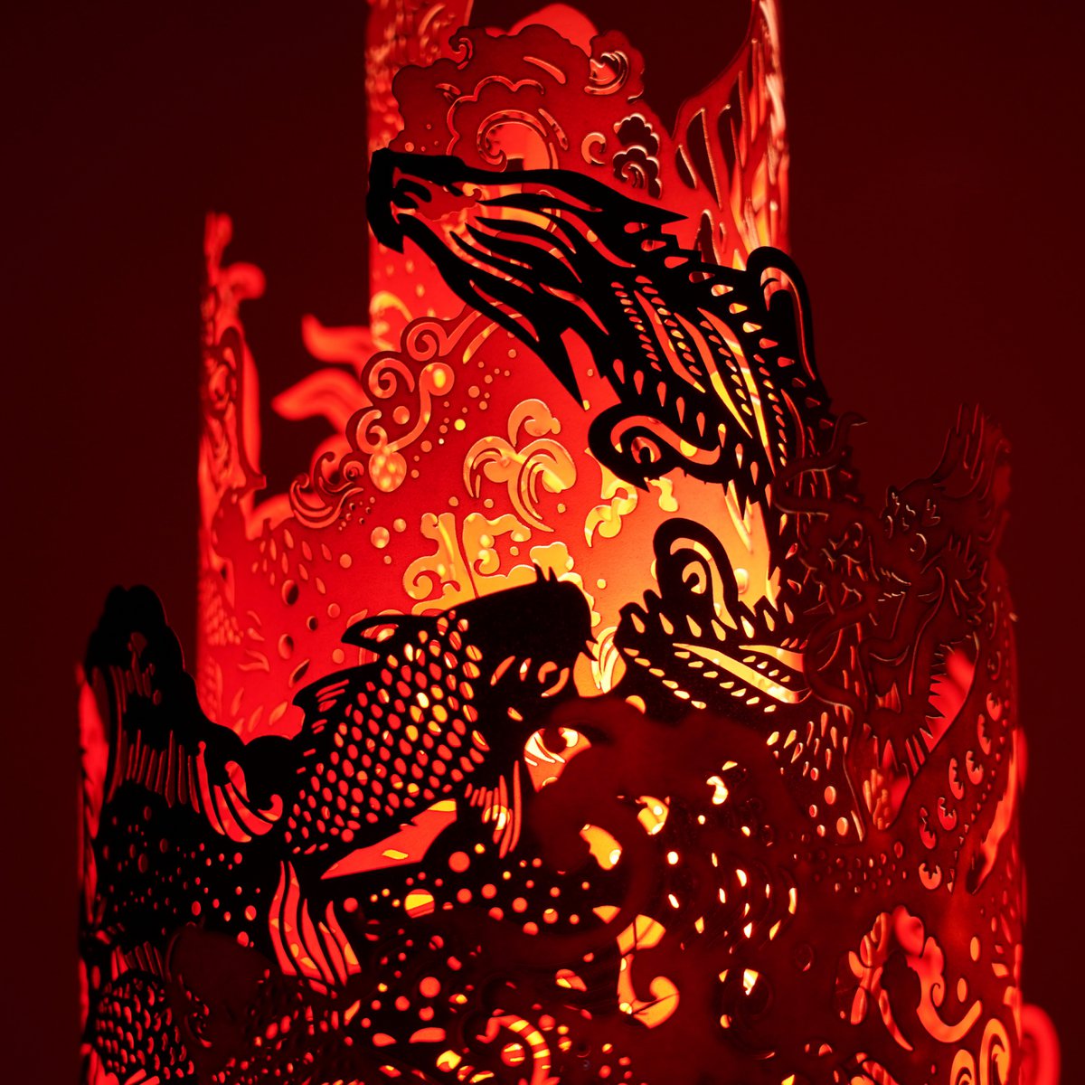 Spiro Dragon lamp (gigantische uitvoering)