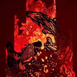 Spiro Dragon lampe (gigantisk udgave)