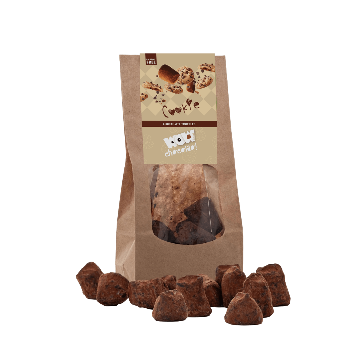 Ciasteczka czekoladowe - biodegradowalne torby 130G