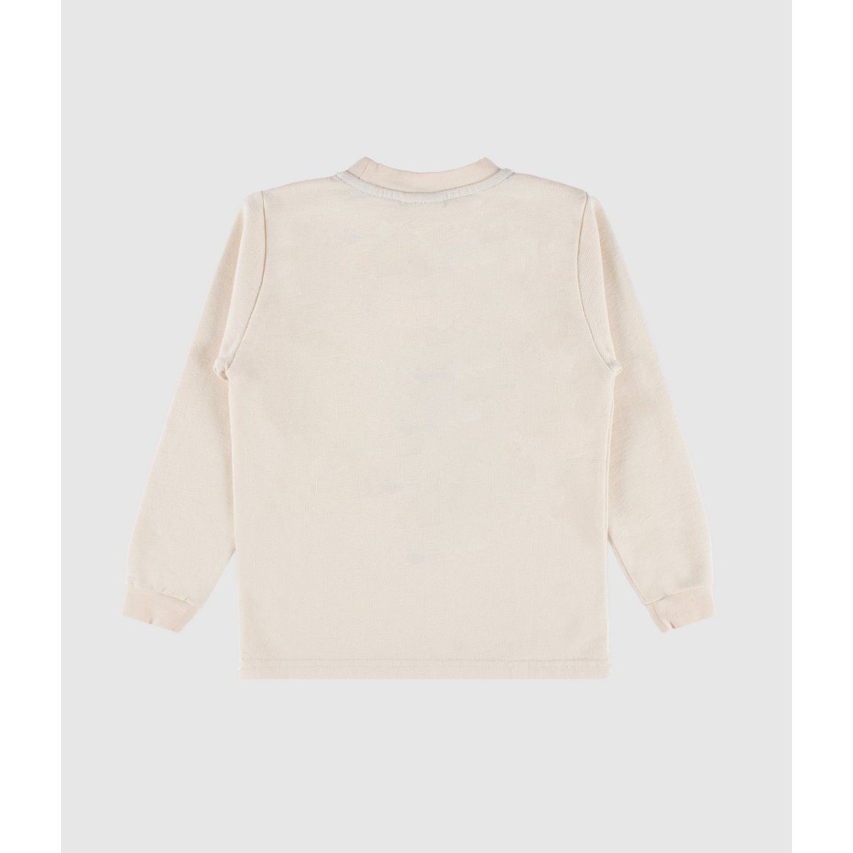 Dynamic Motion getextureerde jersey top met lange mouwen – ecru