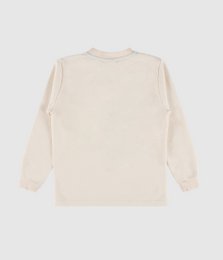 Dynamic Motion getextureerde jersey top met lange mouwen – ecru