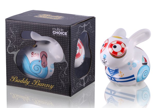 Big Money Bank, sparegris, porcelæn, Rabbit Sailor