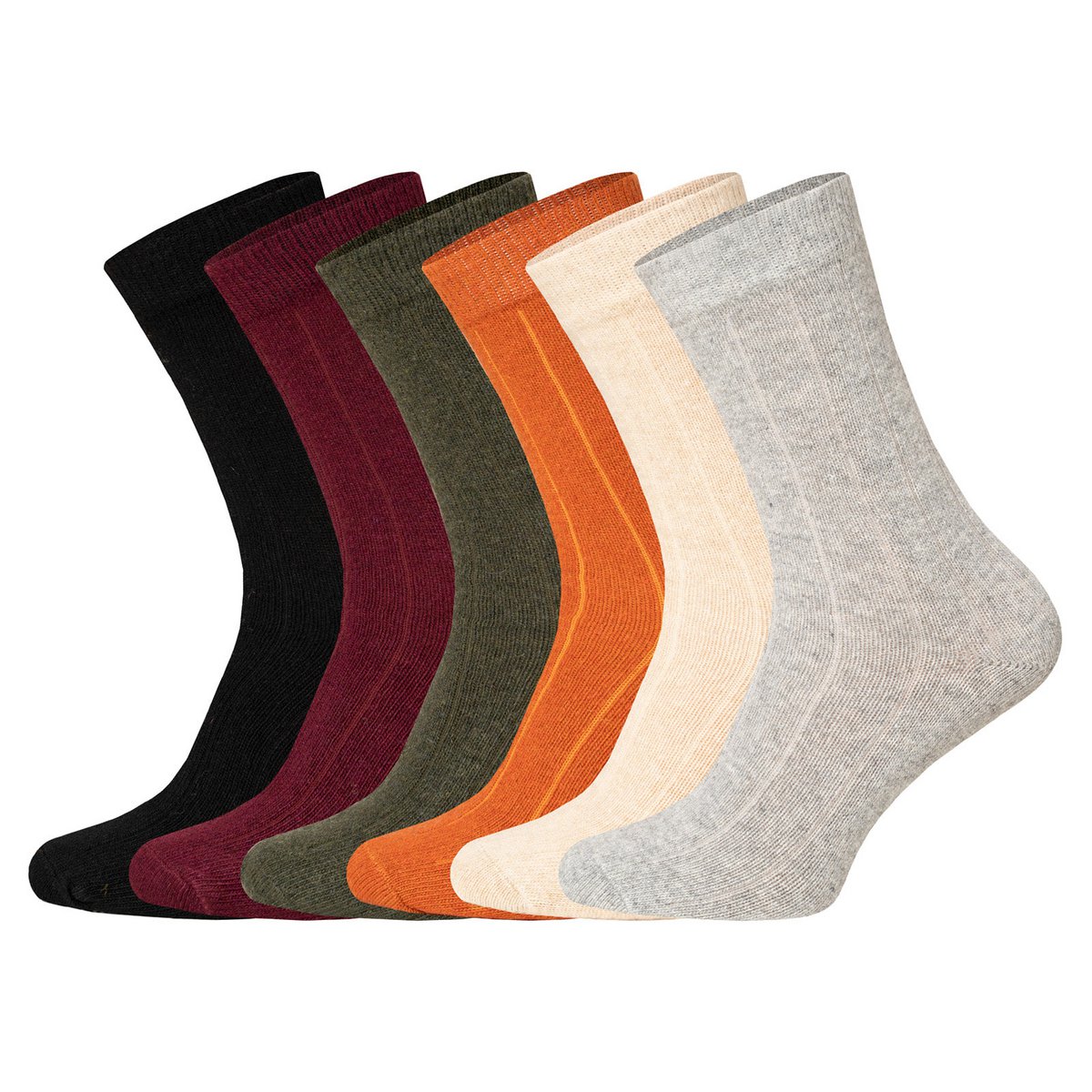 2 paires de chaussettes en laine mérinos avec cachemire