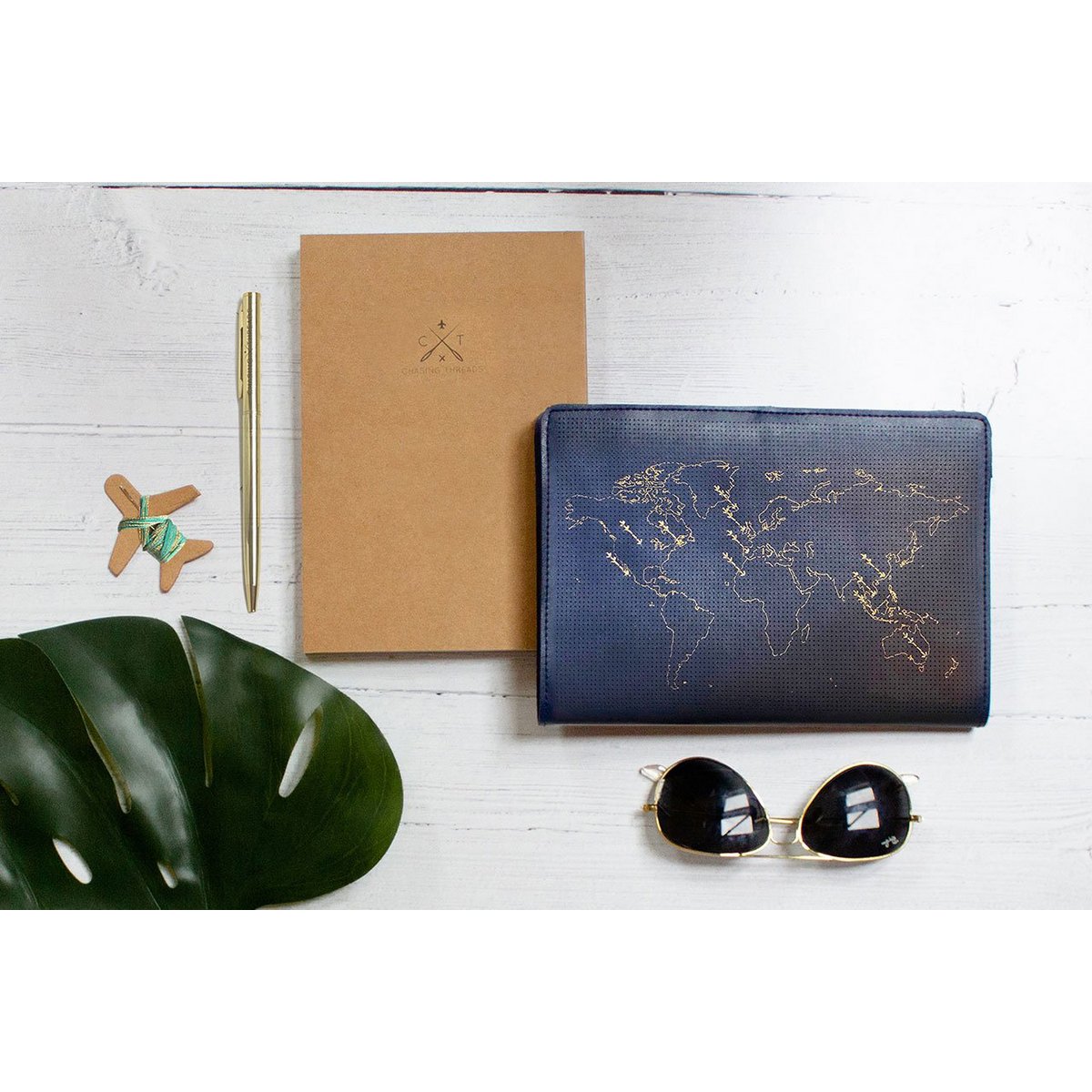 Cahier de voyage Stitch Navy