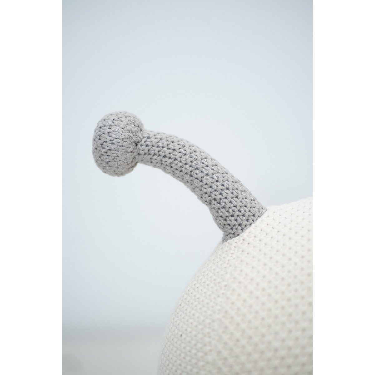 Peluche maxi cavalla bianco 100% cotone 93X34X94 cm