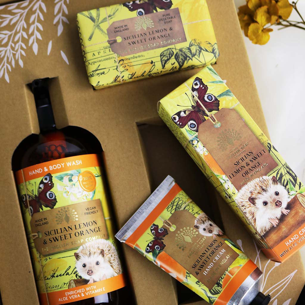 ENGLISH SOAP C° Hand & Body - Gift Set - Lemon & Orange
