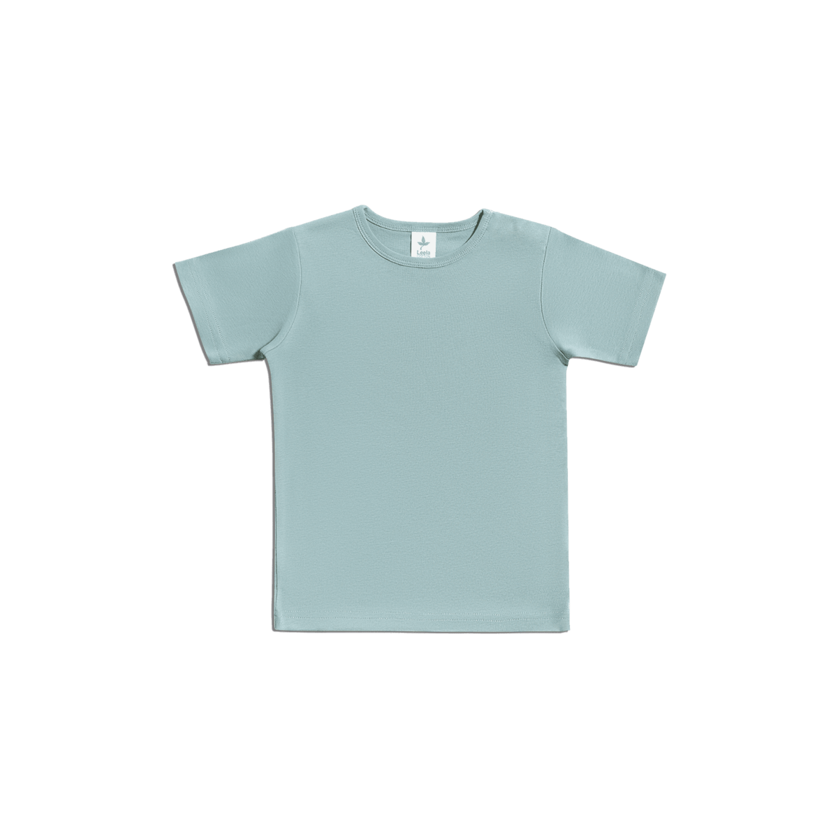 2285| Maglietta Kinder Basic Kurzarm - Taubenblau