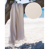 KRISTAL Katoenen Hamam-zwembadhanddoek – Compact – Beige - 180x100 cm