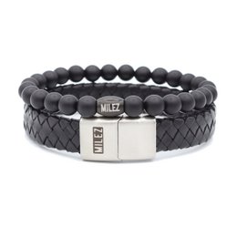 Armbåndsæt til mænd 'Black Balance'