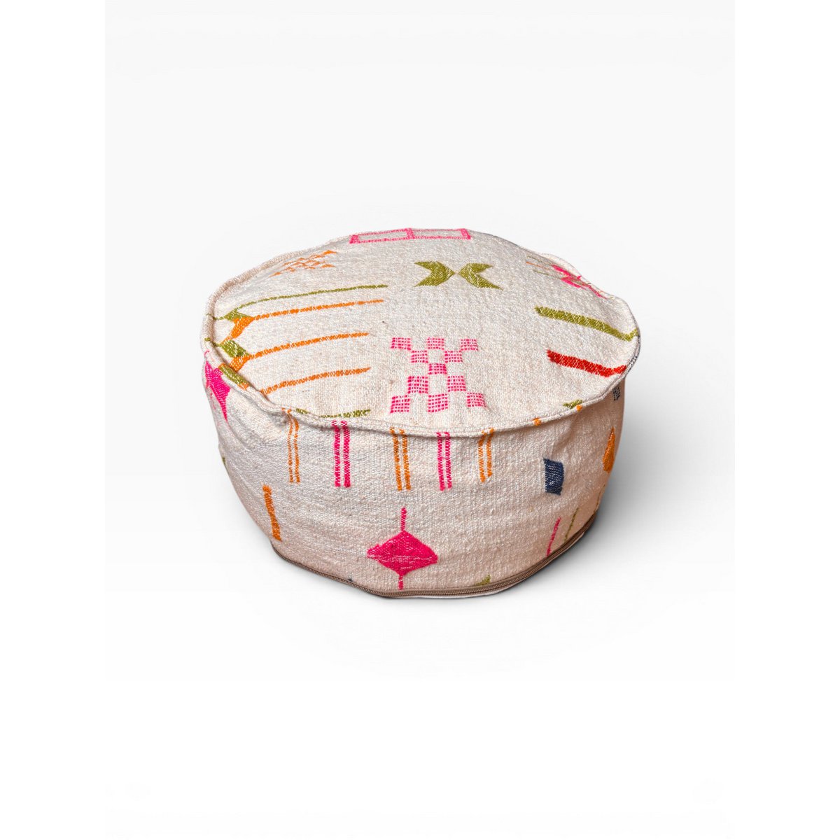 Coussin de sol - Ligne Colorée Ronde - Yalia