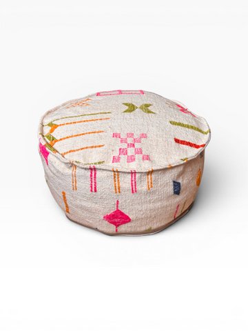Bodenkissen - Colorful Line Round - Yalia