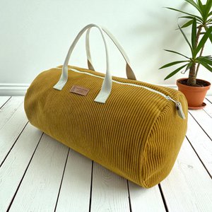 Reisetasche, „Cord“ Kamel
