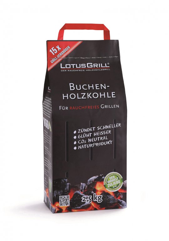LotusGrill Charcoal Beech bag - 2.5 kg