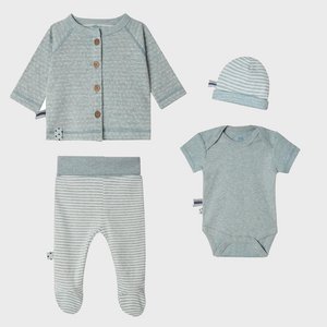 OrganicEra Organic 4 pcs Newborn Set, Aqua