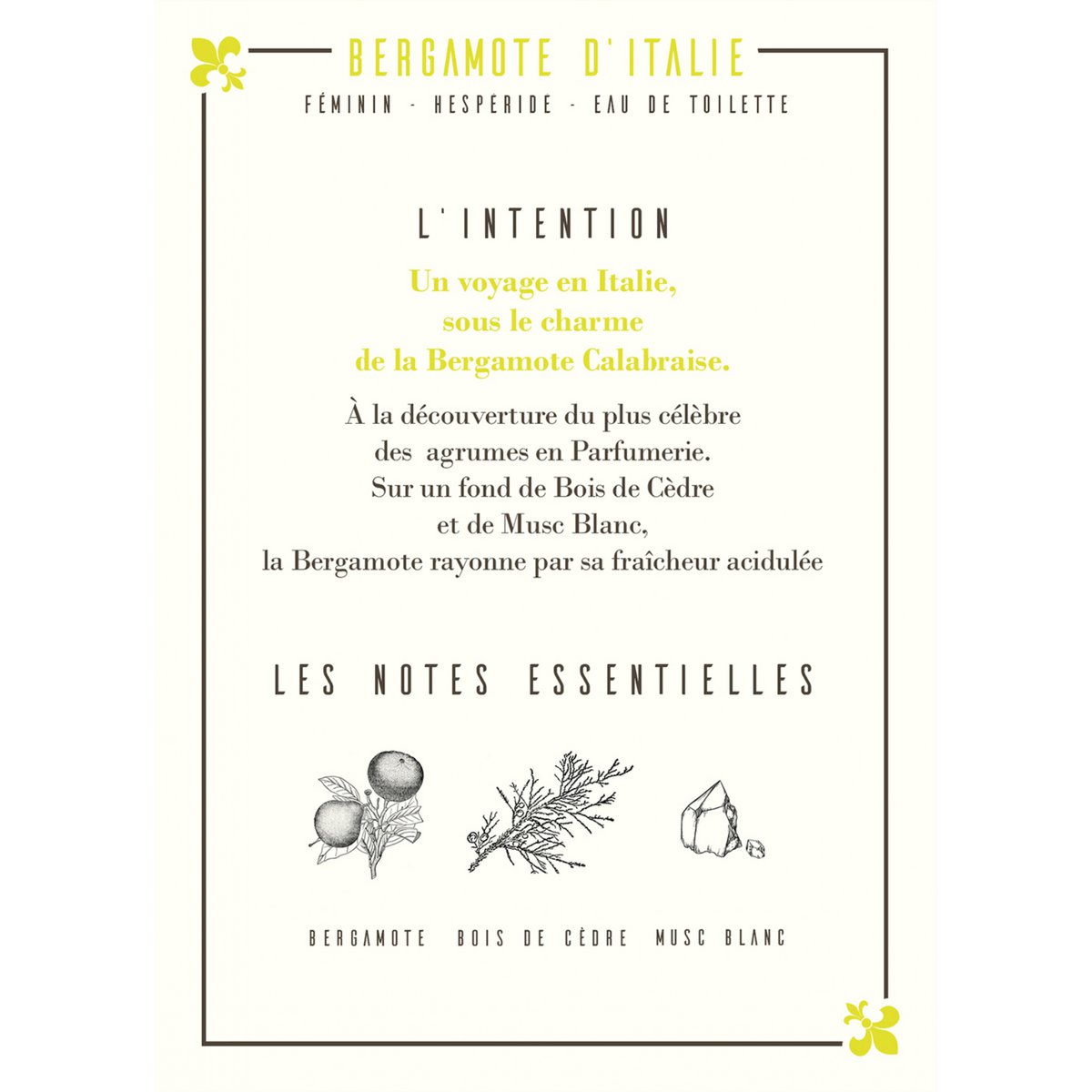 Italiaanse Bergamot Eau de Toilette 50ml